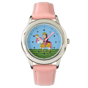 Montre Dessin animé princesse et poney