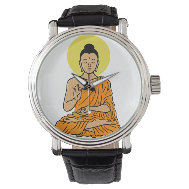 Montre Dessin de Bouddha Buddhism.net (devant)