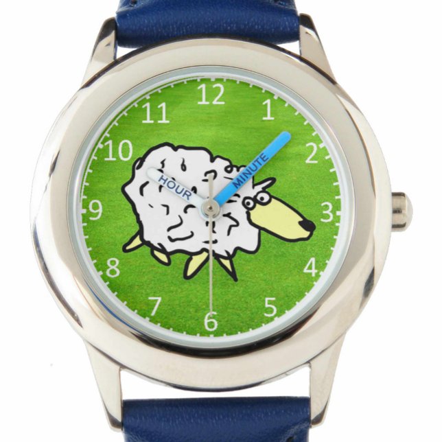 Montre Dessin de conception de moutons amusants pour enfa (Créateur téléchargé)
