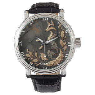 Montre Dessin de renard élégant Imaginaire
