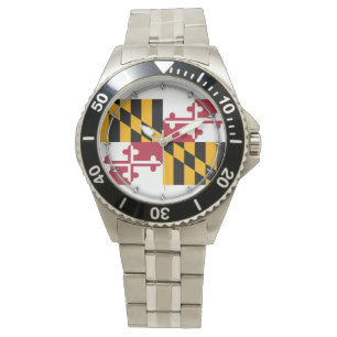 Montre Dessin du drapeau de l'État du Maryland