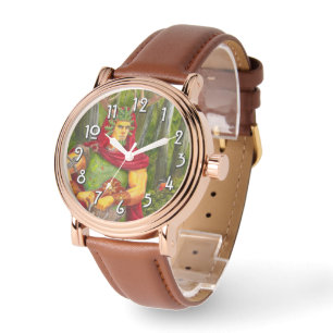 Montre Détail du Roi Celtique du Chêne