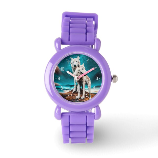 Montre Deux loups de l'Arctique (Recto)