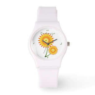 Montre Deux Plantes de tournesol Thunder_Cove