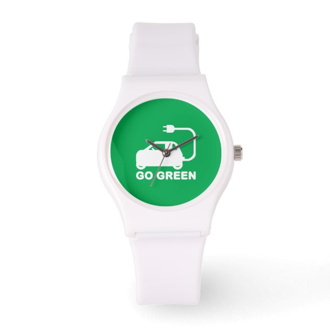 Montre Devenez écolo ~ Conduite de voitures électriques (Recto)