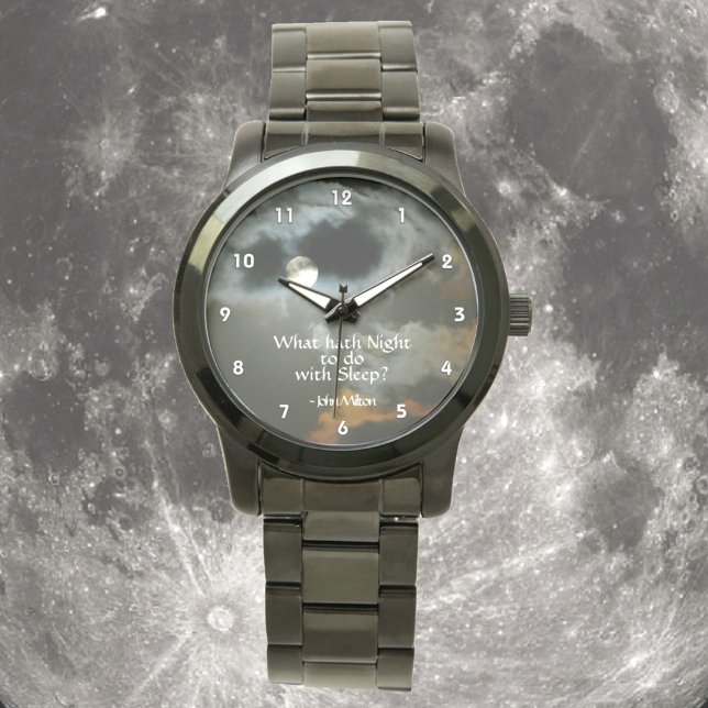Montre Devis de nuit Pleine lune personnalisable (Créateur téléchargé)