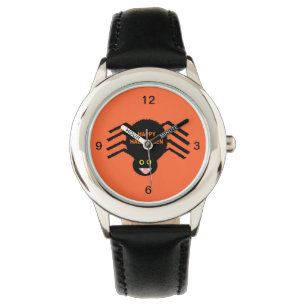 Montre d'Halloween Black Spider
