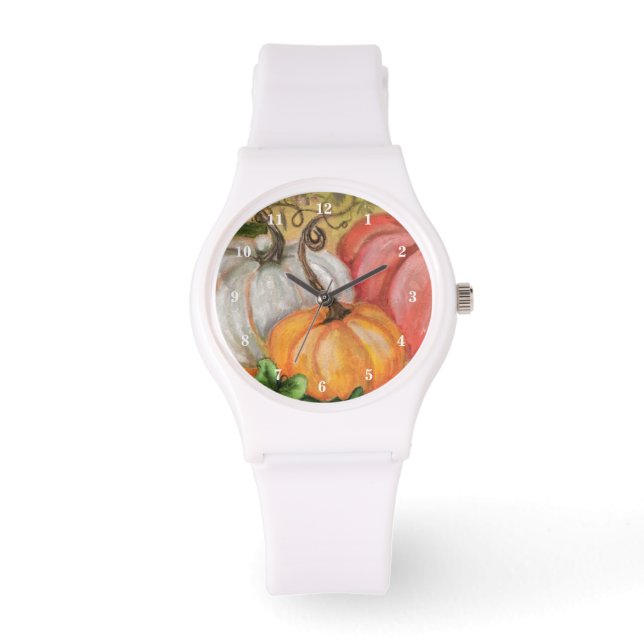 Montre d'Halloween citrouille (Recto)
