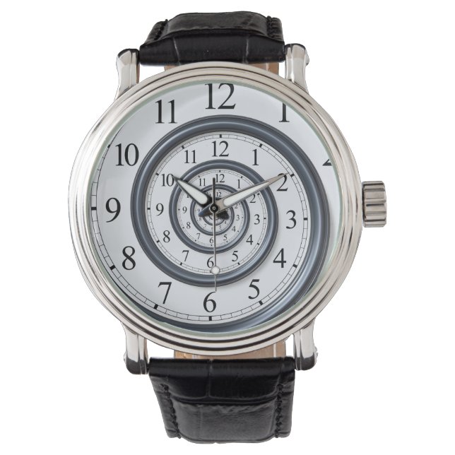 Montre d'horloge de la goutte spirale (devant)