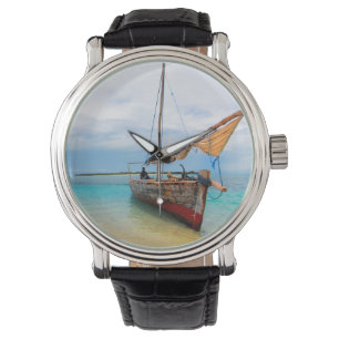 Montre Dhow traditionnel, Zanzibar, Tanzanie