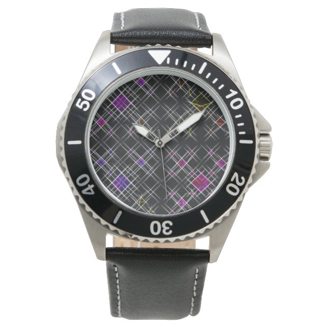 Montre Diamants et croix (devant)