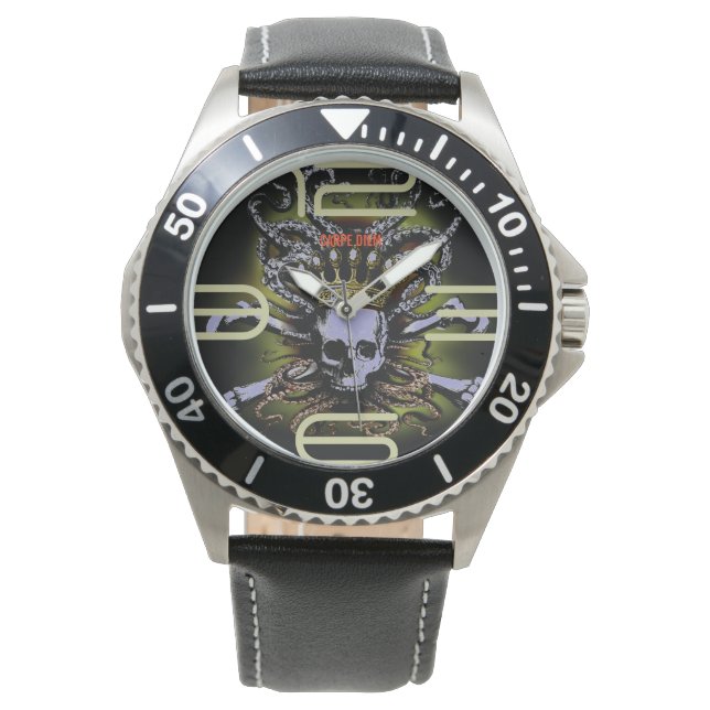 Montre Diem Carpe de crâne King Squid (devant)