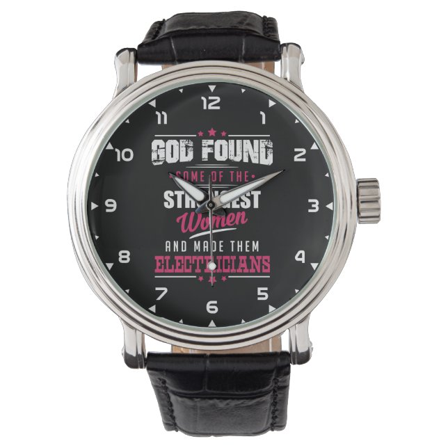 Montre Dieu a fait des électriciens Hilarié conception de (devant)
