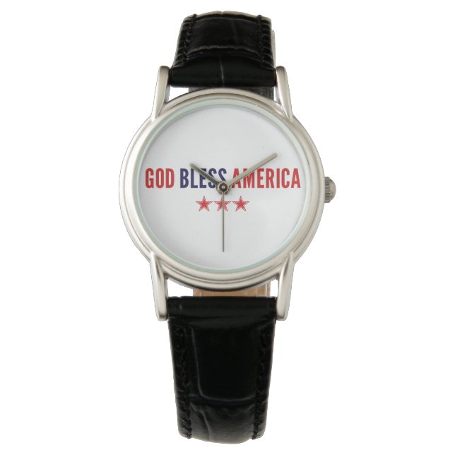 Montre Dieu bénisse l'Amérique (devant)