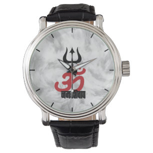 Montre Dieu hindou Shiva Om Namah Shivay avec Trident OM