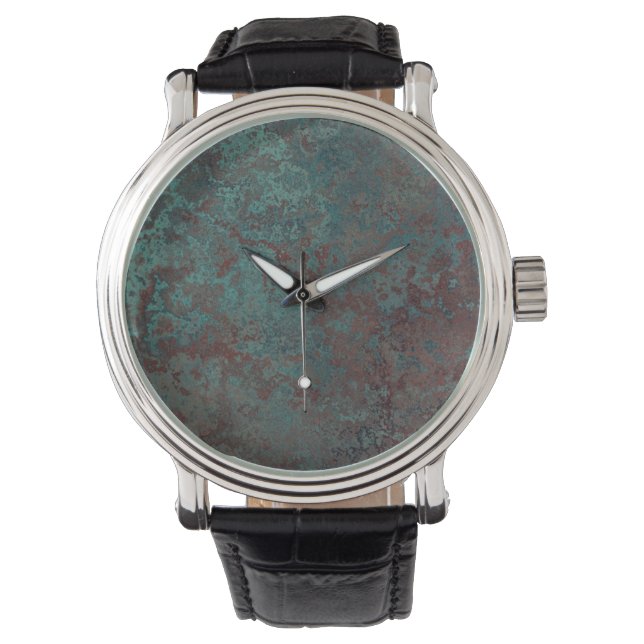 Montre d'impression "cuivre" de corrosion (devant)