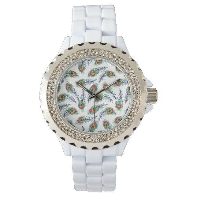 Montre d'impression Motif Peacock (devant)