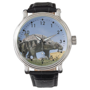 Montre Dinosaur - Ankylosaurus Dinosaur dans Sucre la Bol