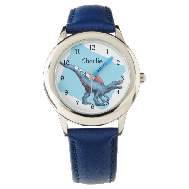 Montre Dinosaure Bleu (devant)