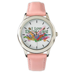 Montre Dinosaures mignons et colorés