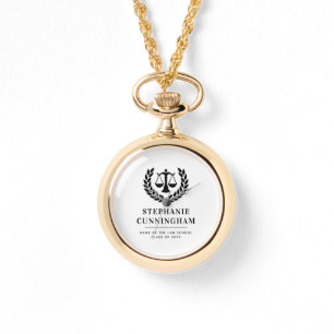 Montre Diplôme de droit moderne personnalisé
