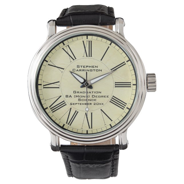 Montre Diplôme de fin d'études ou récompense de fin d'étu (devant)