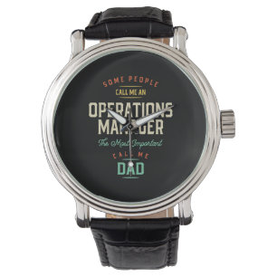Montre Directeur des opérations et père