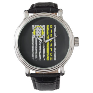 Montre Dispatcher de ligne d'or mince de l'opérateur d'ex