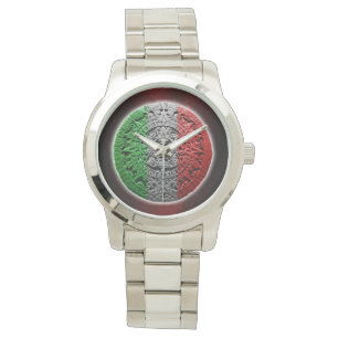 Montre Disque Calendrier Aztec