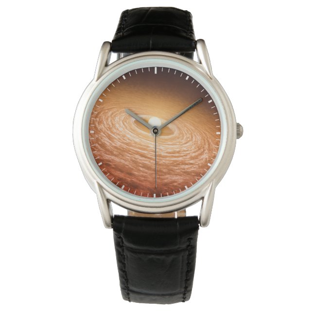 Montre Disque De Matériel Autour De Star Fu Orionis. (devant)