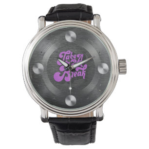 Montre Disque Vinyle Vintage - Amoureux de Musique