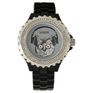 Montre dj chat personnalisé
