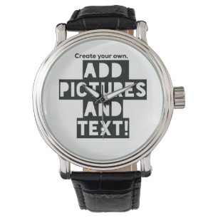 Montre Do-it-yourself - Ajoutez les images et le texte