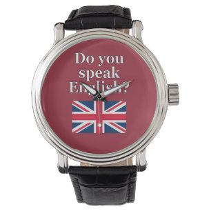 Montre "Do you speak English ?" en anglais. Flag