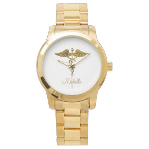 Montre Docteur Medical Caduceus d'infirmière