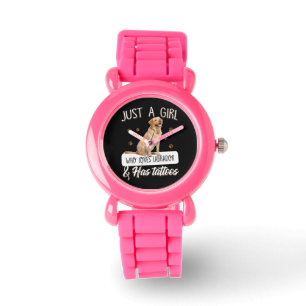 Montre Dog Lover Just A Girl Who Loves Labrador Tattoos