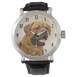 Montre Dogue de Bordeaux Peinture - Cute Original Chien A