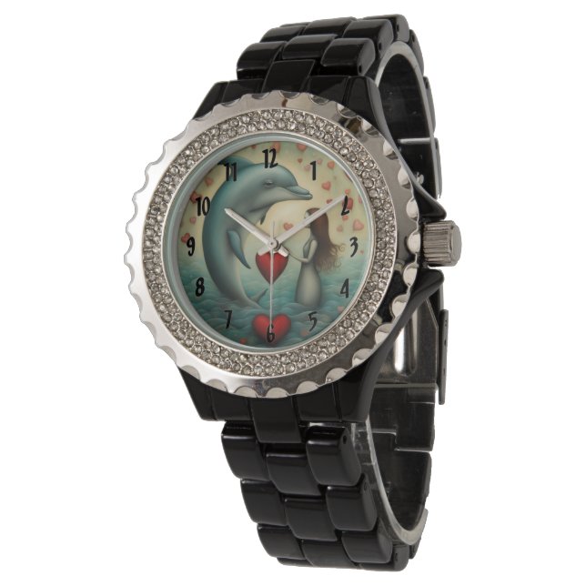 Montre Dolphin Love 1 (Incliné)