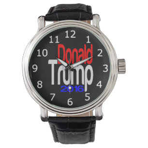 Montre Donald Trump 2016 Rouge blanc et bleu