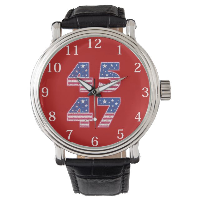 Montre Donald Trump 45-47 (devant)