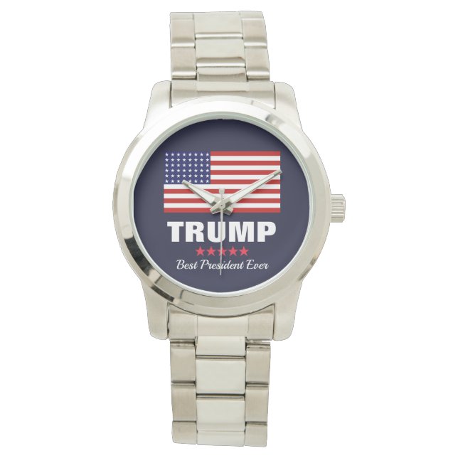 MONTRE DONALD TRUMP MEILLEUR PRÉSIDENT JAMAIS REGARDEZ (devant)
