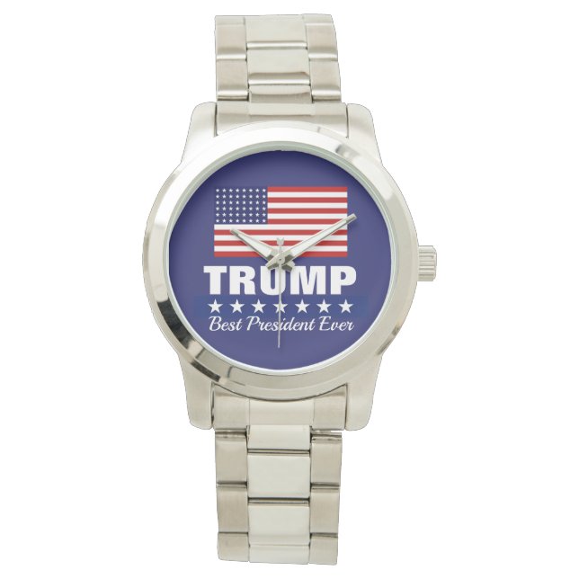 MONTRE DONALD TRUMP MEILLEUR PRÉSIDENT JAMAIS UNISEX REGA (devant)