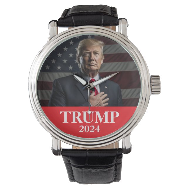 Montre Donald Trump Photo 2024 Garder l'Amérique grande (devant)