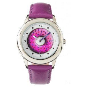 Montre Donut Pinky avec des arrosages colorés + vos idées