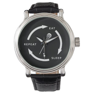 Montre Dormir Répéter Lacrosse Sport Ventilateur Dire