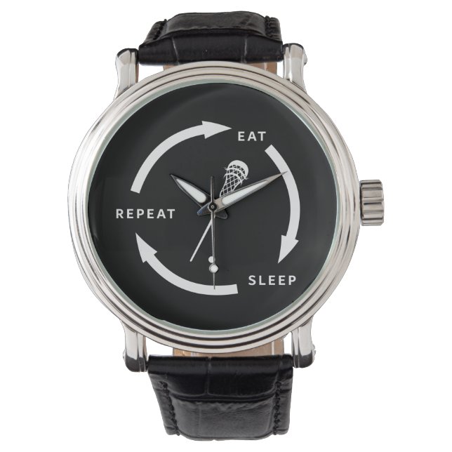Montre Dormir Répéter Lacrosse Sport Ventilateur Dire (devant)