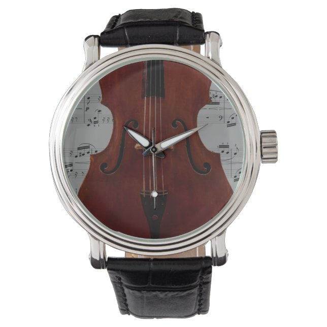 Montre - Double contrebasse - Choisissez votre cou (devant)
