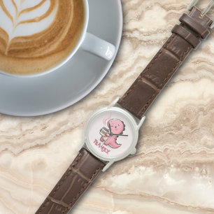 Montre Douce Thé-Rex - Pun animal personnalisable