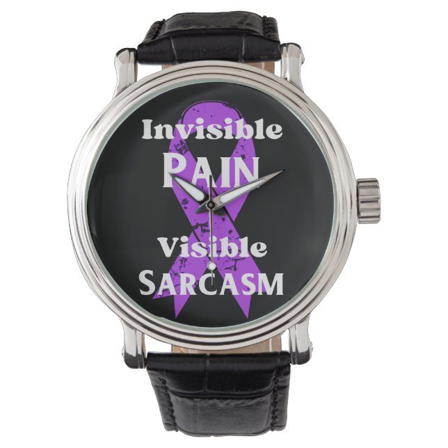 Montre Douleur invisible Sarcastique (devant)