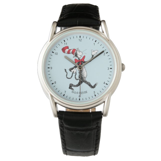 Montre Dr Seuss | Chat dans la marche des chats Casquette (devant)